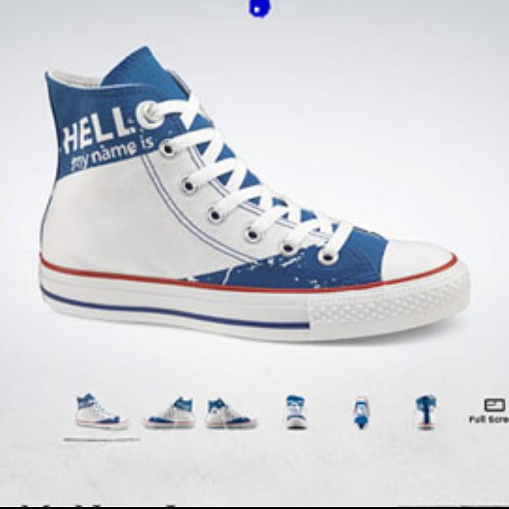 ISO Hello My Name is Name Tag Converse